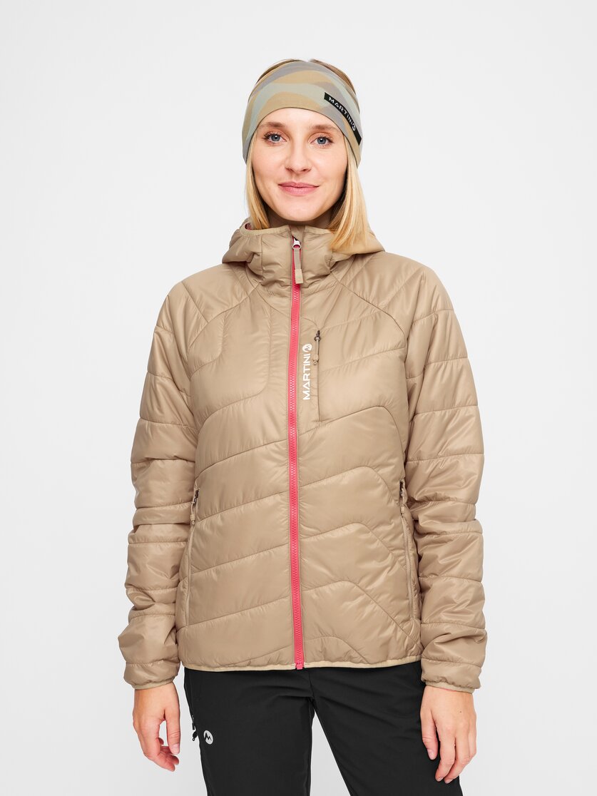 Martini Sportswear - Desire Padded Jacket Primaloft®W - Primaloft & Gloft Jacken in desert - Vorderansicht Model - Damen