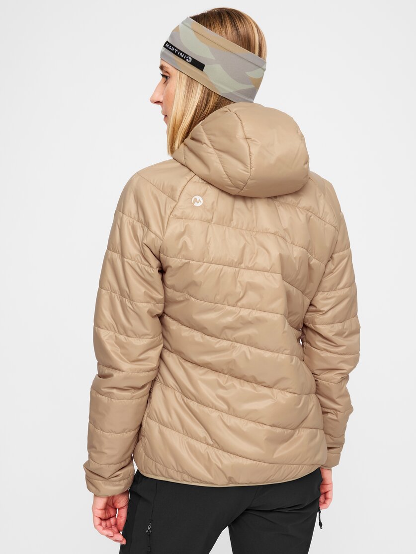 Martini Sportswear - Desire Padded Jacket Primaloft®W - Primaloft & Gloft Jackets in desert - rear view model - Women