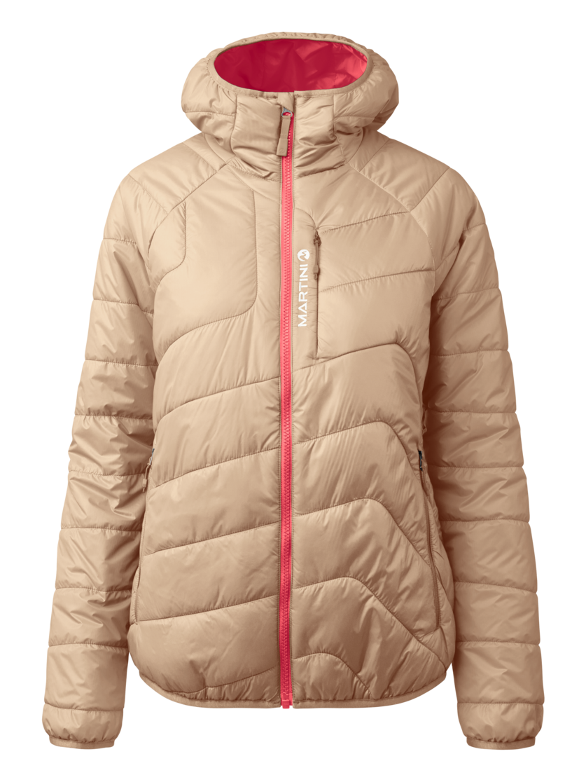 Martini Sportswear - Desire Padded Jacket Primaloft®W - Primaloft & Gloft Jacken in desert - Vorderansicht - Damen
