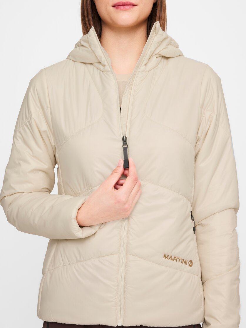 Martini Sportswear - Horizon Padded Jacket Primaloft®W - Primaloft & Gloft Jackets in off white - Detail 1 - Women