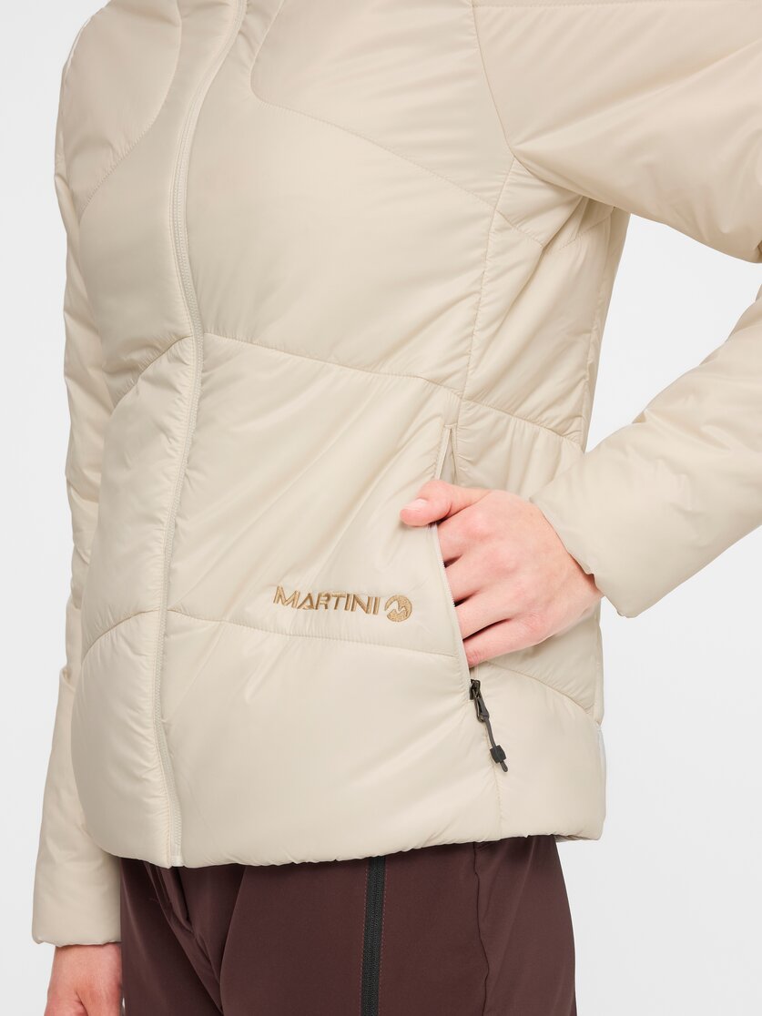 Martini Sportswear - Horizon Padded Jacket Primaloft®W - Primaloft & Gloft Jackets in off white - Detail 2 - Women