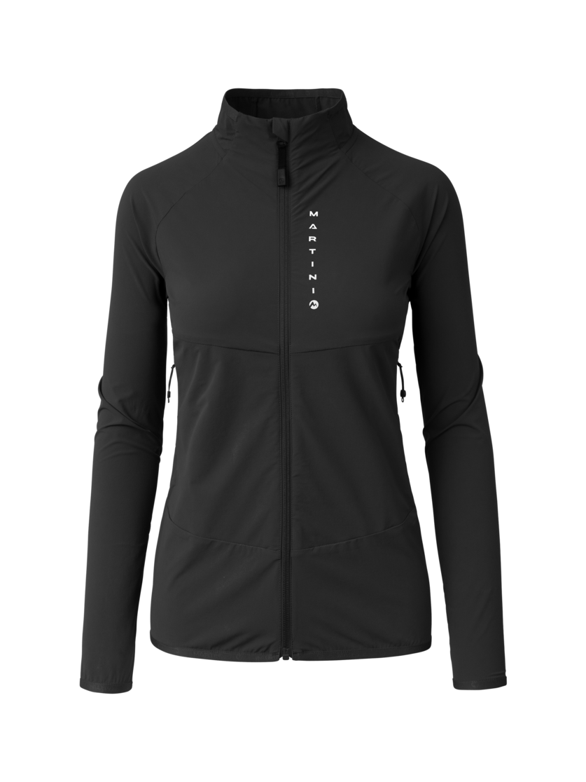 Martini Sportswear - Hillclimb ML Jacket W - Midlayers in black - Vorderansicht - Damen