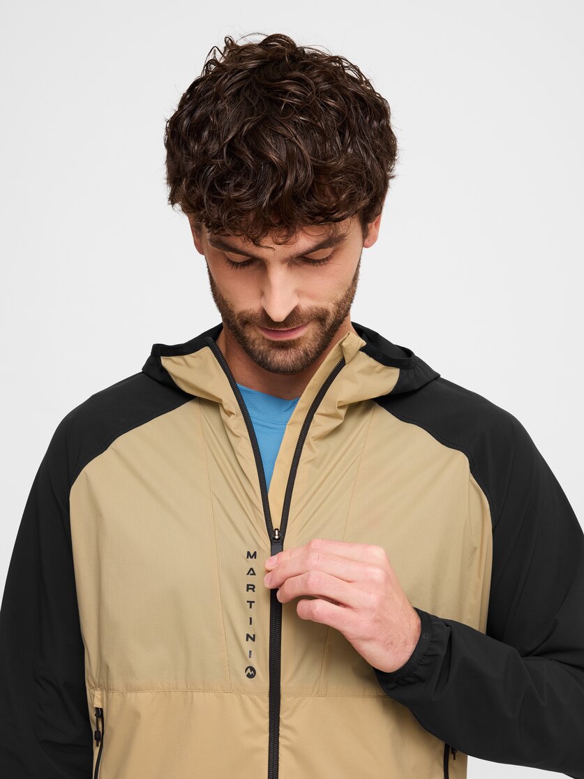 Martini Sportswear - Hillclimb WB Hybrid Hooded Jacket M - Giacche ibride in true navy-limeskin - Dettaglio 2 - Uomo