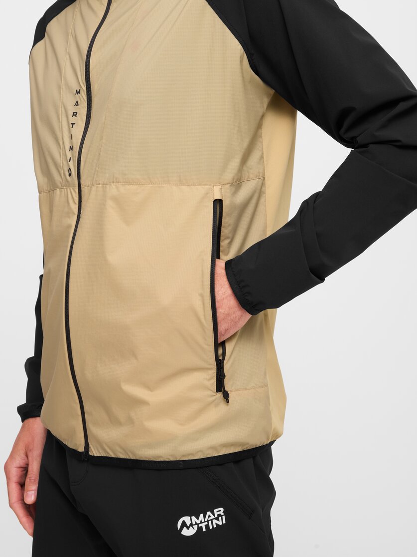 Martini Sportswear - Hillclimb WB Hybrid Hooded Jacket M - Giacche ibride in true navy-limeskin - Dettaglio 3 - Uomo