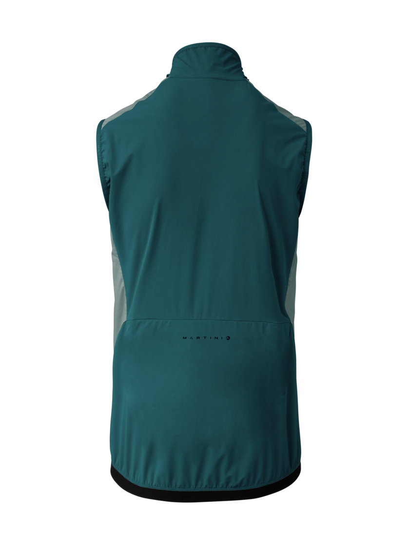 Martini Sportswear - Hillclimb WB Hybrid Vest M - Westen in misty blue-seaport - Rückansicht - Herren
