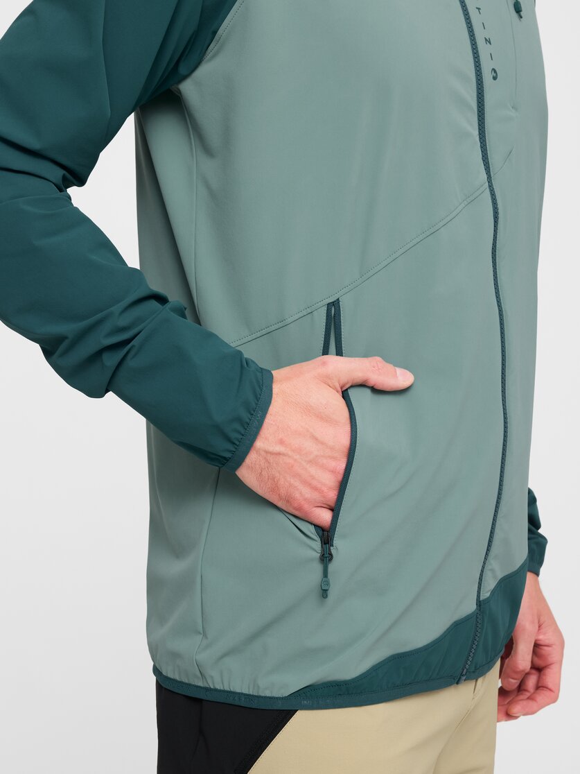 Martini Sportswear - Hillclimb ML Hooded Jacket M - Strati intermedi in true navy-limeskin - Dettaglio 5 - Uomo
