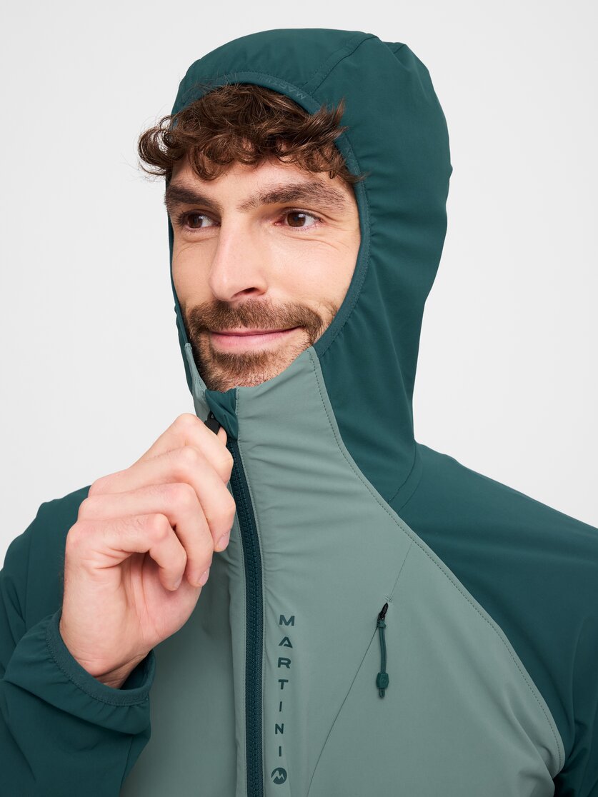 Martini Sportswear - Hillclimb ML Hooded Jacket M - Strati intermedi in true navy-limeskin - Dettaglio 7 - Uomo