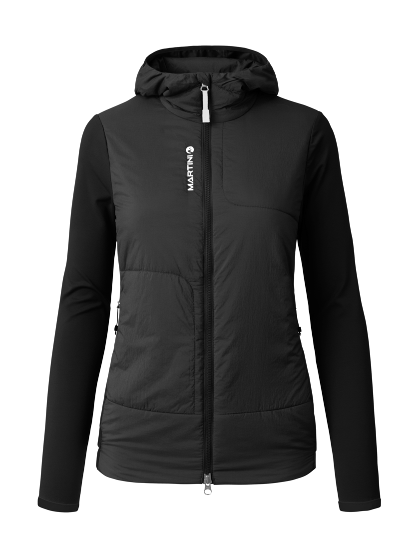 Martini Sportswear - Alpmate Hybrid Jacket G-Loft® W - Hybrid jackets in black - front view - Women