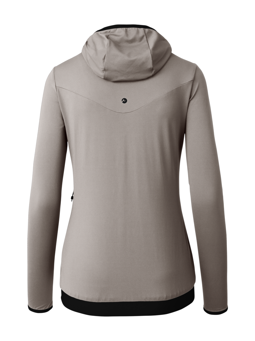 Martini Sportswear - Alpmate Hybrid Jacket G-Loft® W - Hybrid jackets in stone-black - rear view - Women