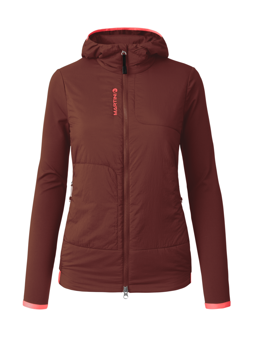 Martini Sportswear - Alpmate Hybrid Jacket G-Loft® W - Giacche ibride in peakan-punch - vista frontale - Donna
