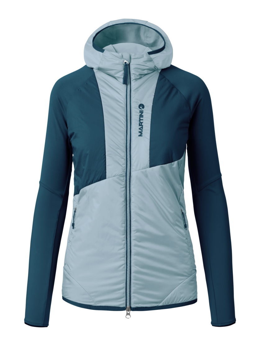 Martini Sportswear - Hillclimb Hybrid Jacket Primaloft® W - Hybridjacken in ice-poseidon - Vorderansicht - Damen