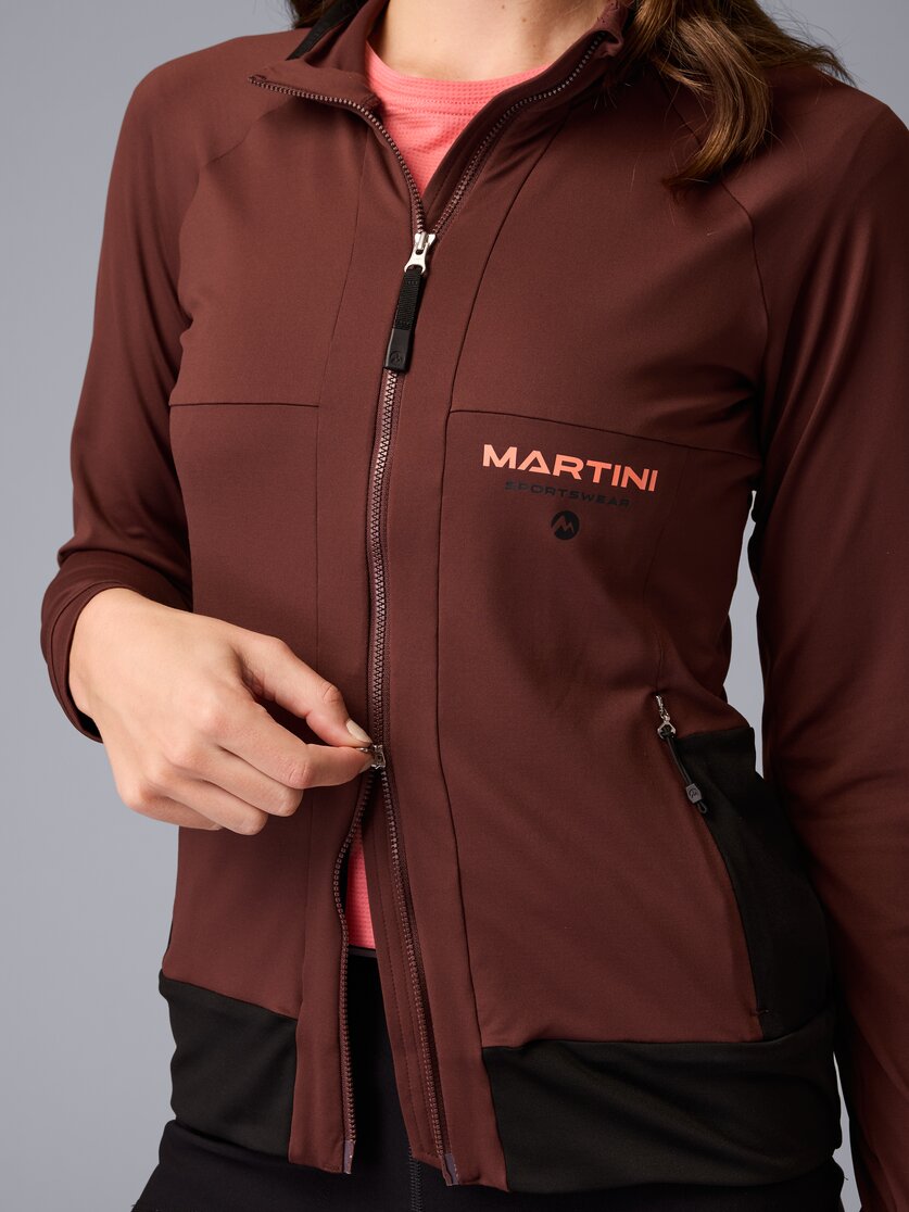 Martini Sportswear - Via Midlayer Jacket W - Midlayers in black-white - Detail 1 - Damen