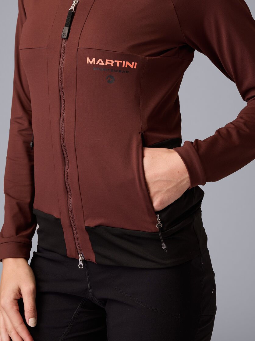 Martini Sportswear - Via Midlayer Jacket W - Midlayers in black-white - Detail 2 - Damen