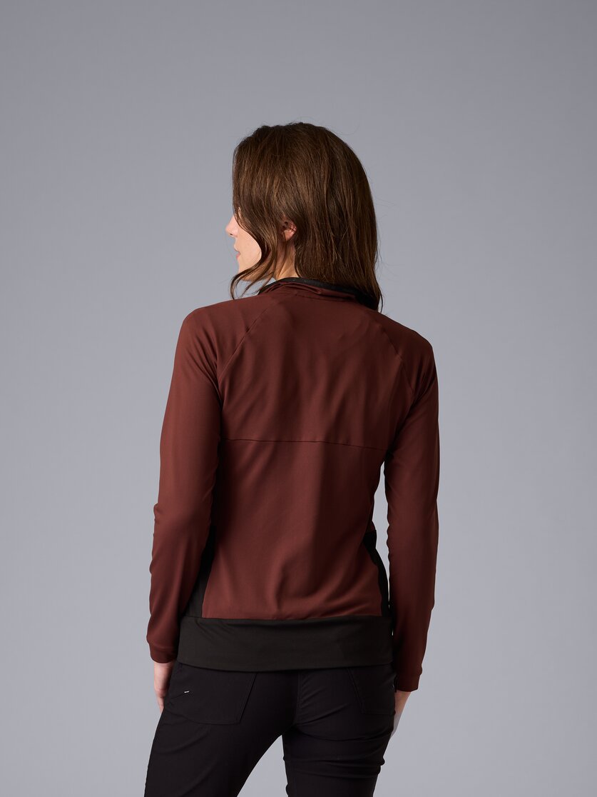 Martini Sportswear - Via Midlayer Jacket W - Midlayers in black-white - Rückansicht Model - Damen