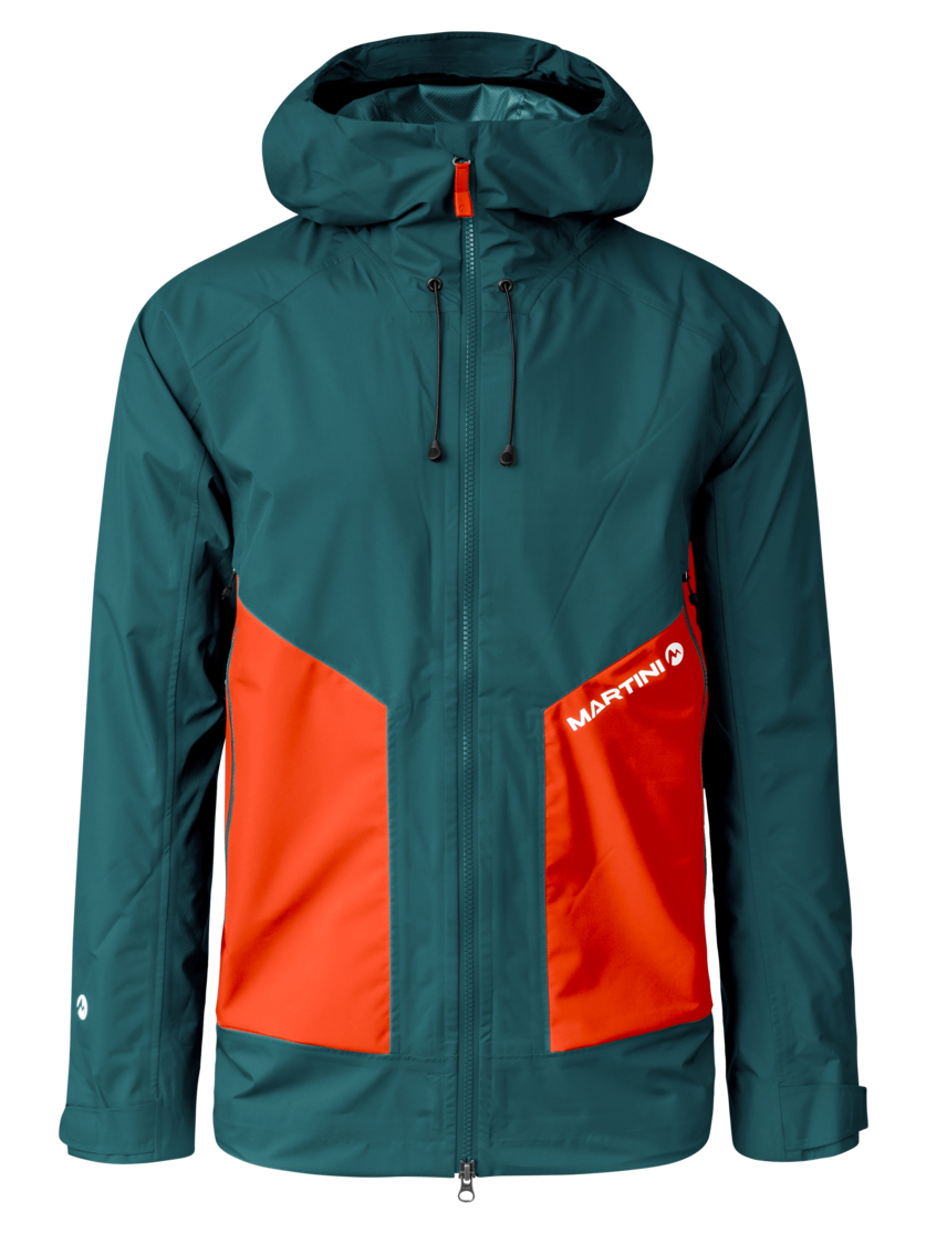 Martini Sportswear - Yalca 2.5L Jacket M - Hardshell jackets in seaport-lava - front view - Men