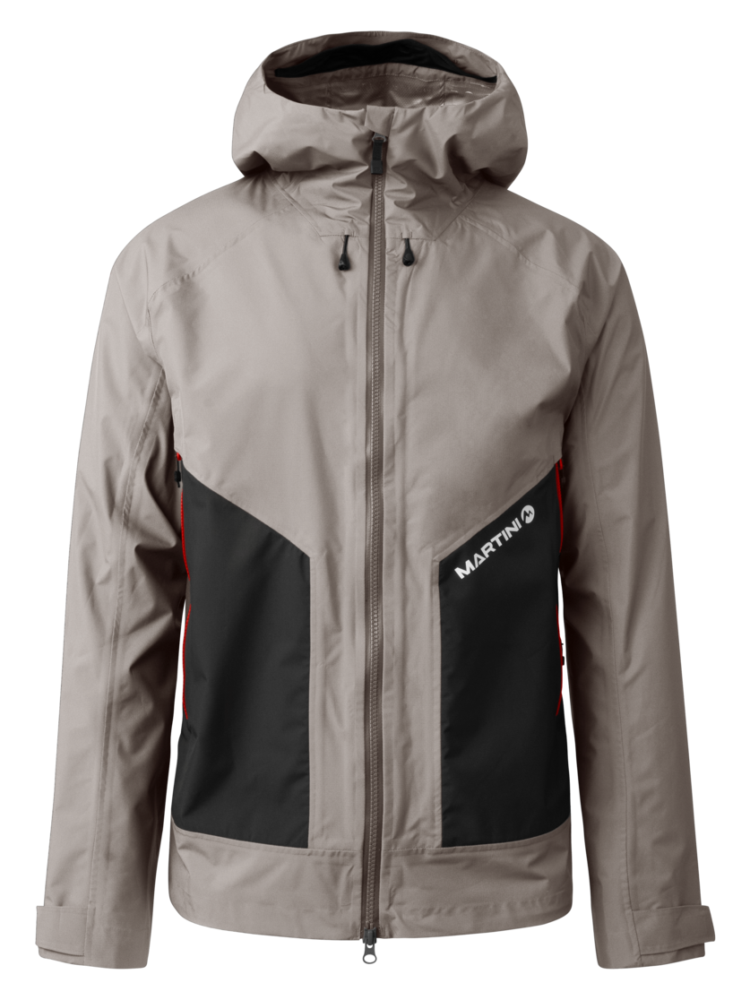 Martini Sportswear - Yalca 2.5L Jacket M - Hardshell Jacken in stone-black - Vorderansicht - Herren
