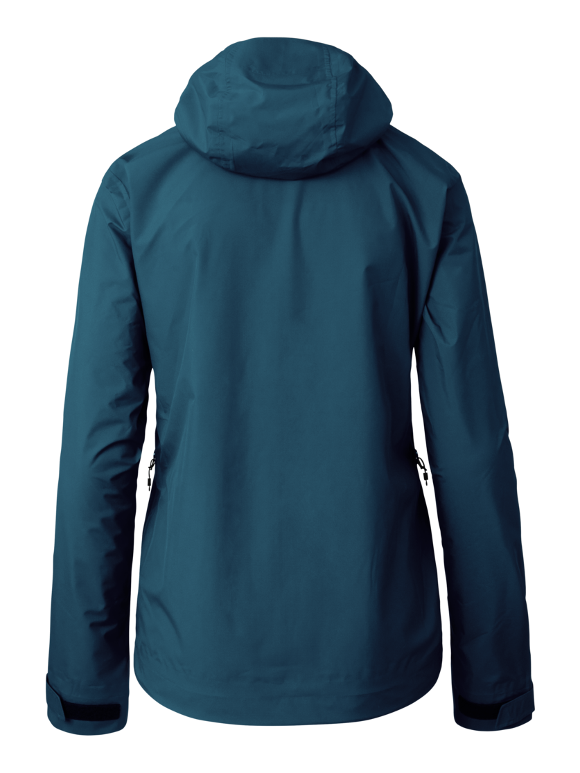 Martini Sportswear - Trektech 2.5L Jacket W - Hardshell jackets in poseidon-white - rear view - Women
