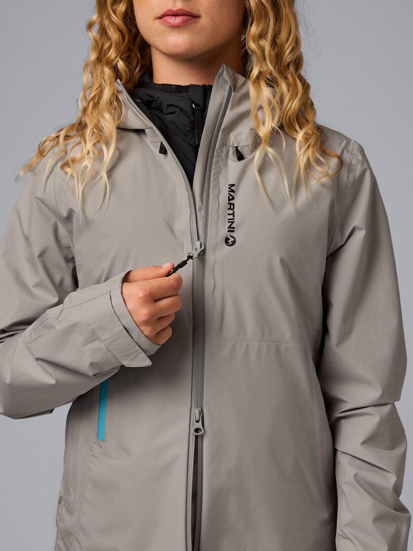 Martini Sportswear - Trektech 2.5L Jacket W - Giacche Hardshell in black-white - Dettaglio 1 - Donna