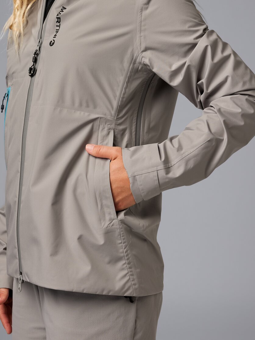 Martini Sportswear - Trektech 2.5L Jacket W - Giacche Hardshell in black-white - Dettaglio 4 - Donna