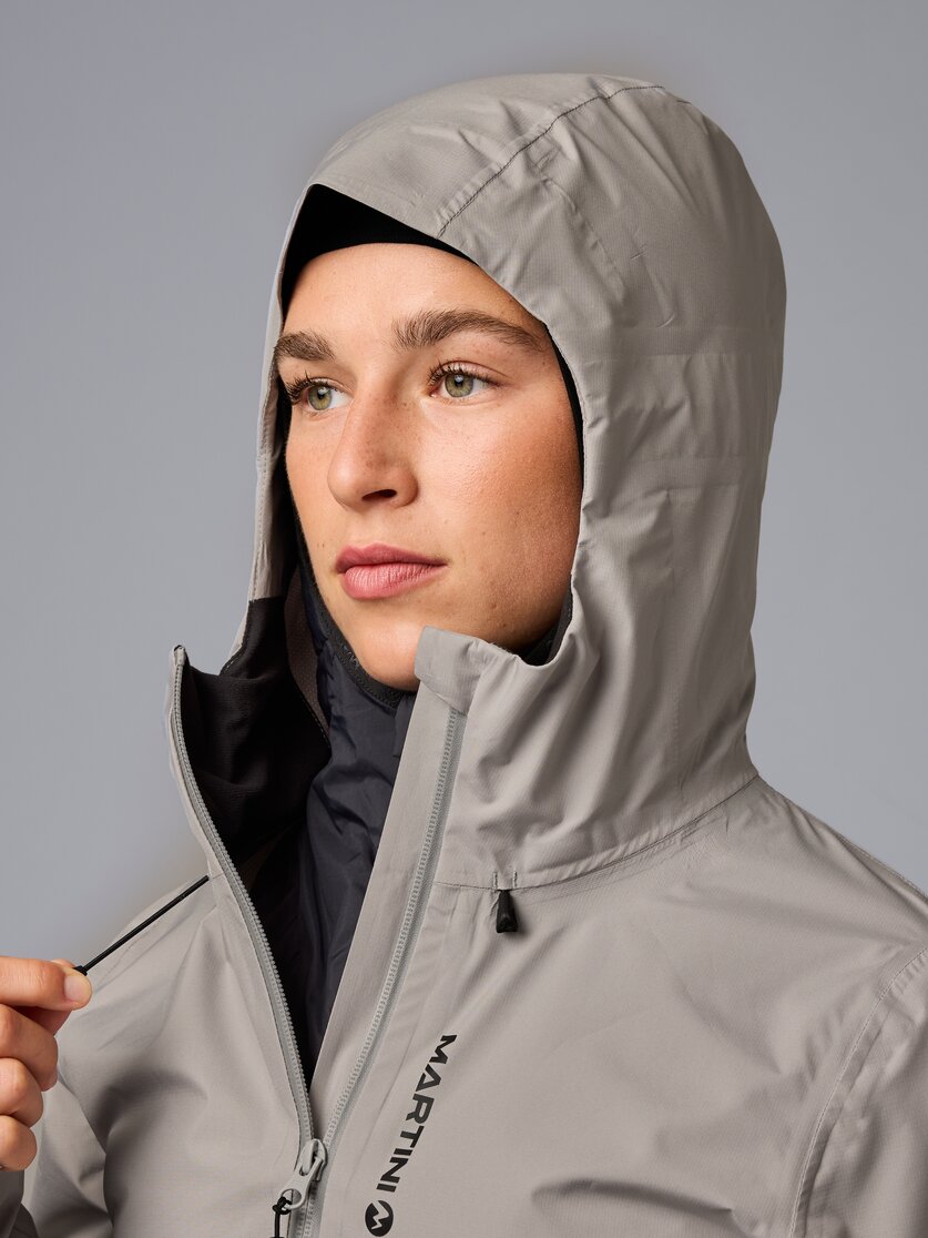 Martini Sportswear - Trektech 2.5L Jacket W - Giacche Hardshell in black-white - Dettaglio 7 - Donna
