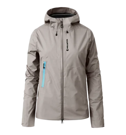 Martini Sportswear - Trektech 2.5L Jacket W - Hardshell jackets in stone-sky - front view - Women