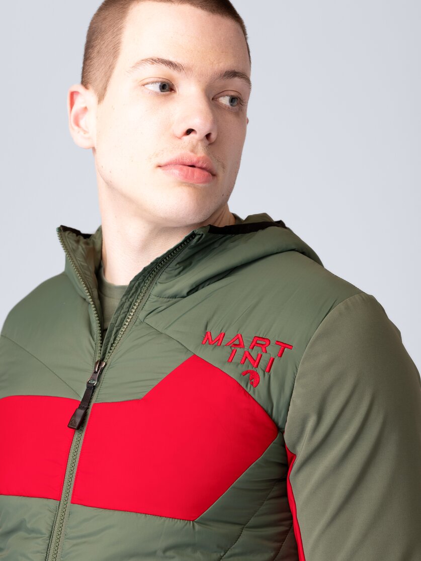 Martini Sportswear - Snowventure Hybrid Jacket G-LOFT® M - Hybridjacken in mosstone-mars - Detail 1 - Herren