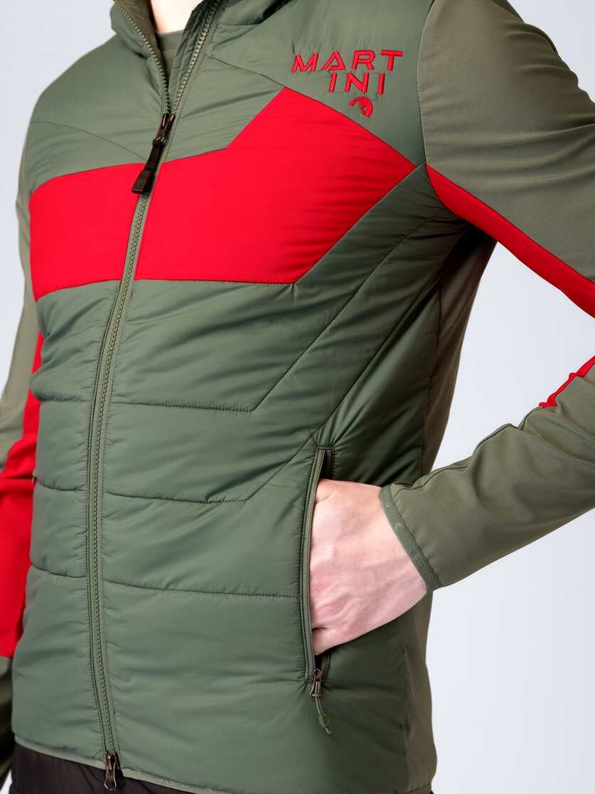 Martini Sportswear - Snowventure Hybrid Jacket G-LOFT® M - Hybridjacken in mosstone-mars - Detail 2 - Herren