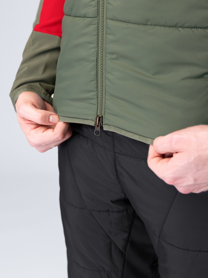 Martini Sportswear - Snowventure Hybrid Jacket G-LOFT® M - Hybridjacken in mosstone-mars - Detail 6 - Herren