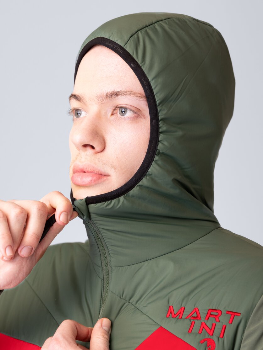 Martini Sportswear - Snowventure Hybrid Jacket G-LOFT® M - Hybridjacken in mosstone-mars - Detail 7 - Herren