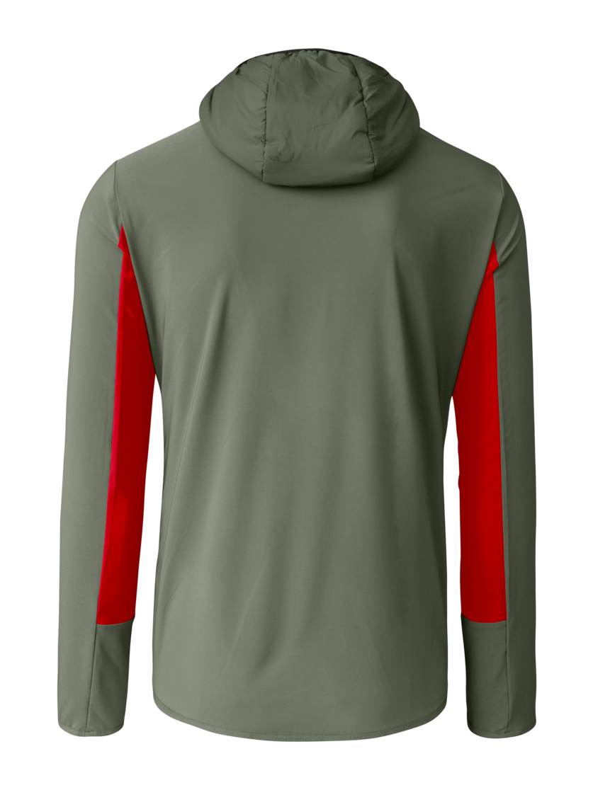 Martini Sportswear - Snowventure Hybrid Jacket G-LOFT® M - Hybridjacken in mosstone-mars - Rückansicht - Herren