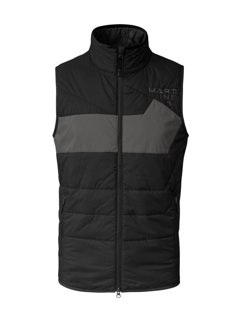 Martini Sportswear - Snowventure Hybrid Vest G-LOFT® M - Westen in black-steel - Vorderansicht - Herren