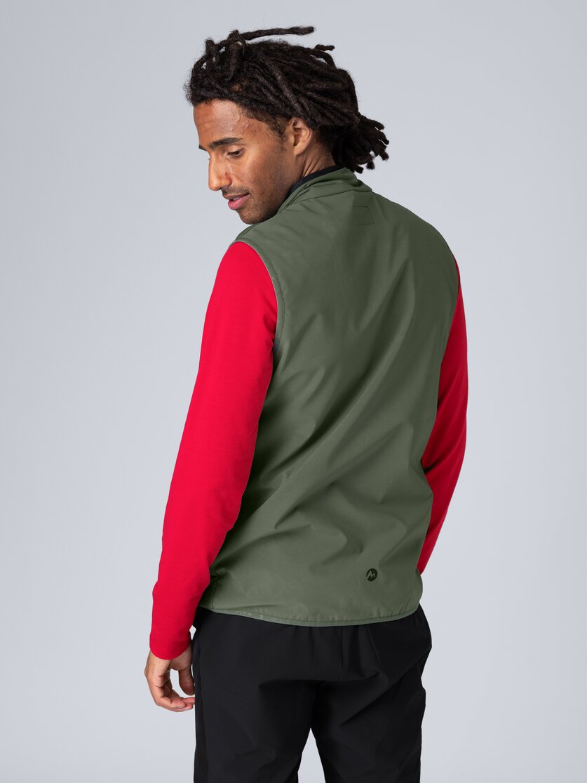 Martini Sportswear - Snowventure Hybrid Vest G-LOFT® M - Westen in seaport-lava - Rückansicht Model - Herren