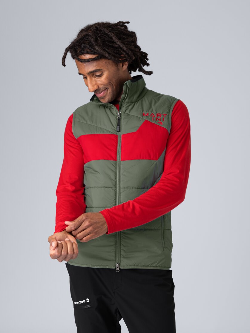 Martini Sportswear - Snowventure Hybrid Vest G-LOFT® M - Westen in seaport-lava - Detail 1 - Herren
