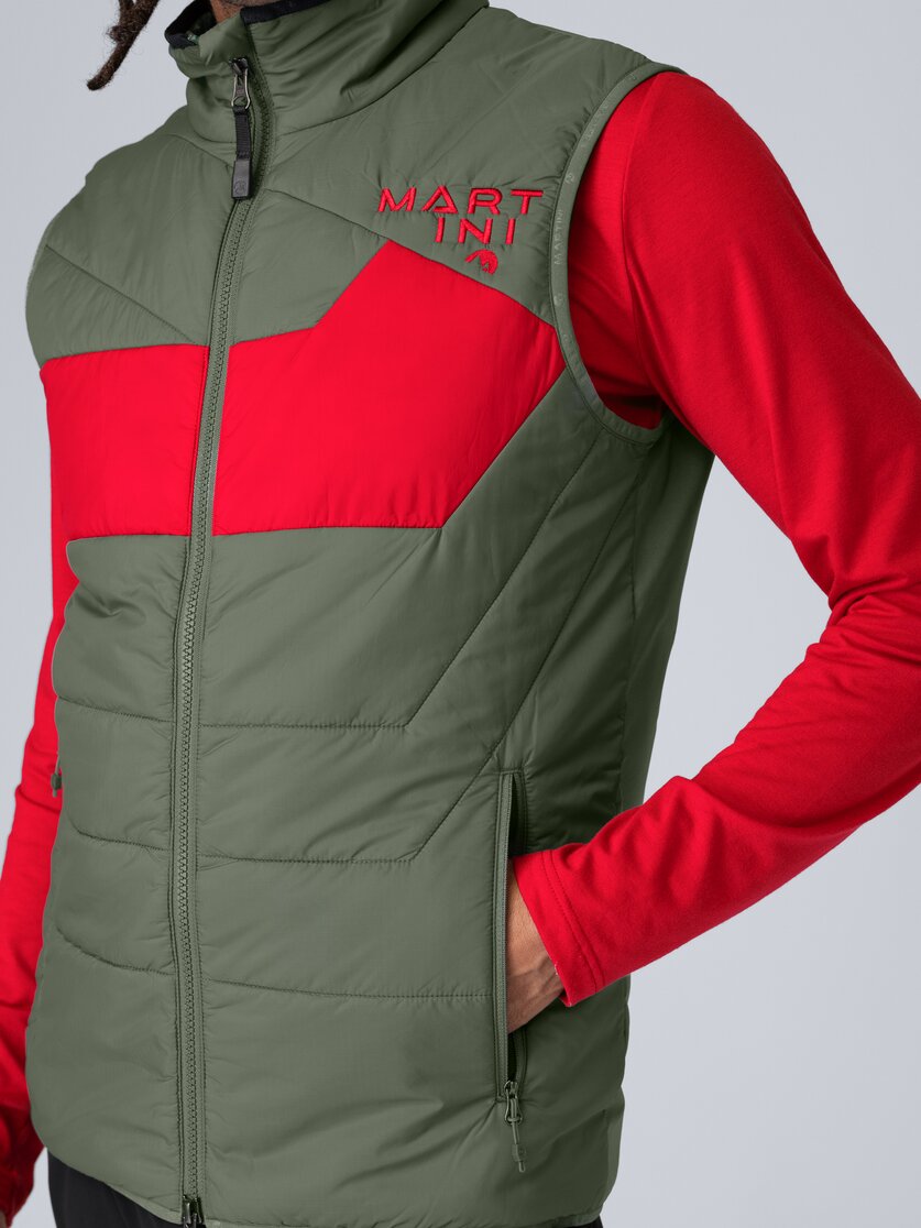 Martini Sportswear - Snowventure Hybrid Vest G-LOFT® M - Westen in seaport-lava - Detail 2 - Herren