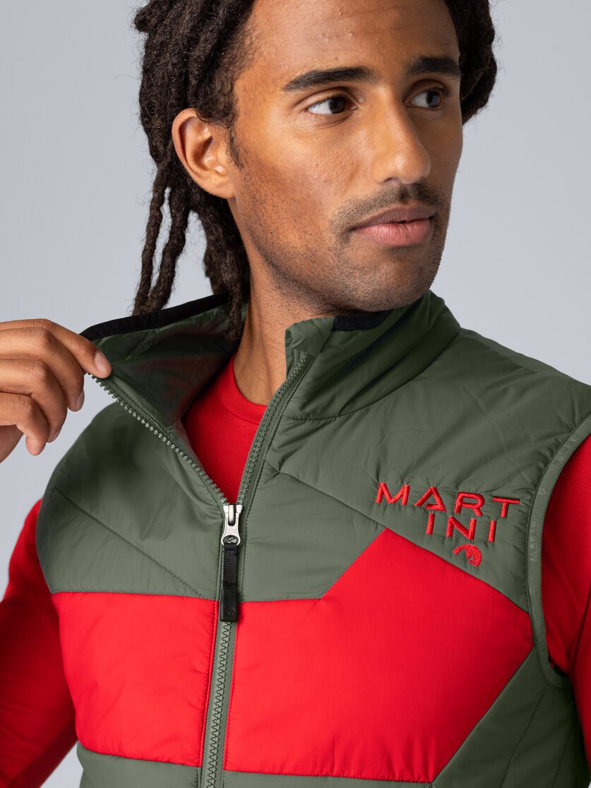 Martini Sportswear - Snowventure Hybrid Vest G-LOFT® M - Westen in seaport-lava - Detail 5 - Herren