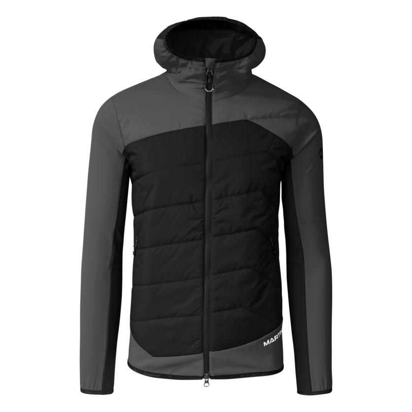 Martini Sportswear - Firstline Hybrid Jacket G-LOFT® M - Giacche ibride in black-steel - vista frontale - Uomo