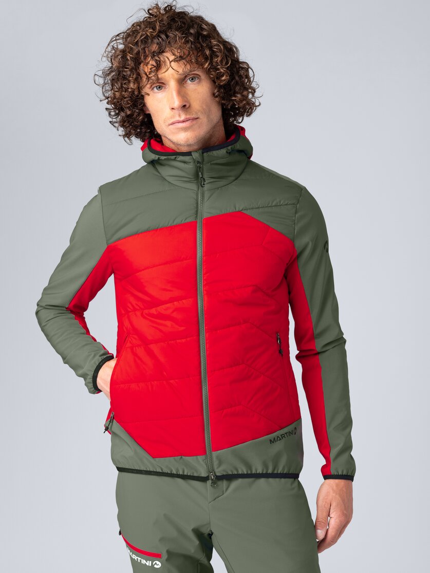 Martini Sportswear - Firstline Hybrid Jacket G-LOFT® M - Hybridjacken in seaport-lava - Vorderansicht Model - Herren