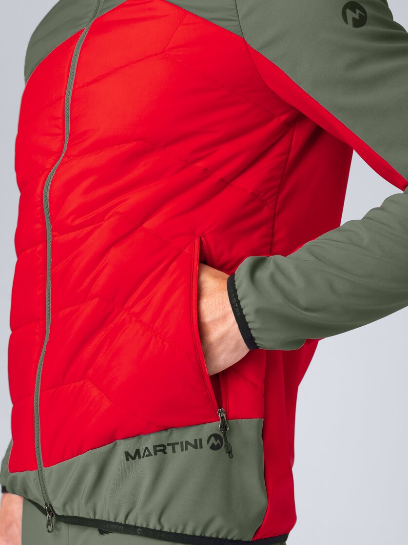 Martini Sportswear - Firstline Hybrid Jacket G-LOFT® M - Hybridjacken in seaport-lava - Detail 1 - Herren