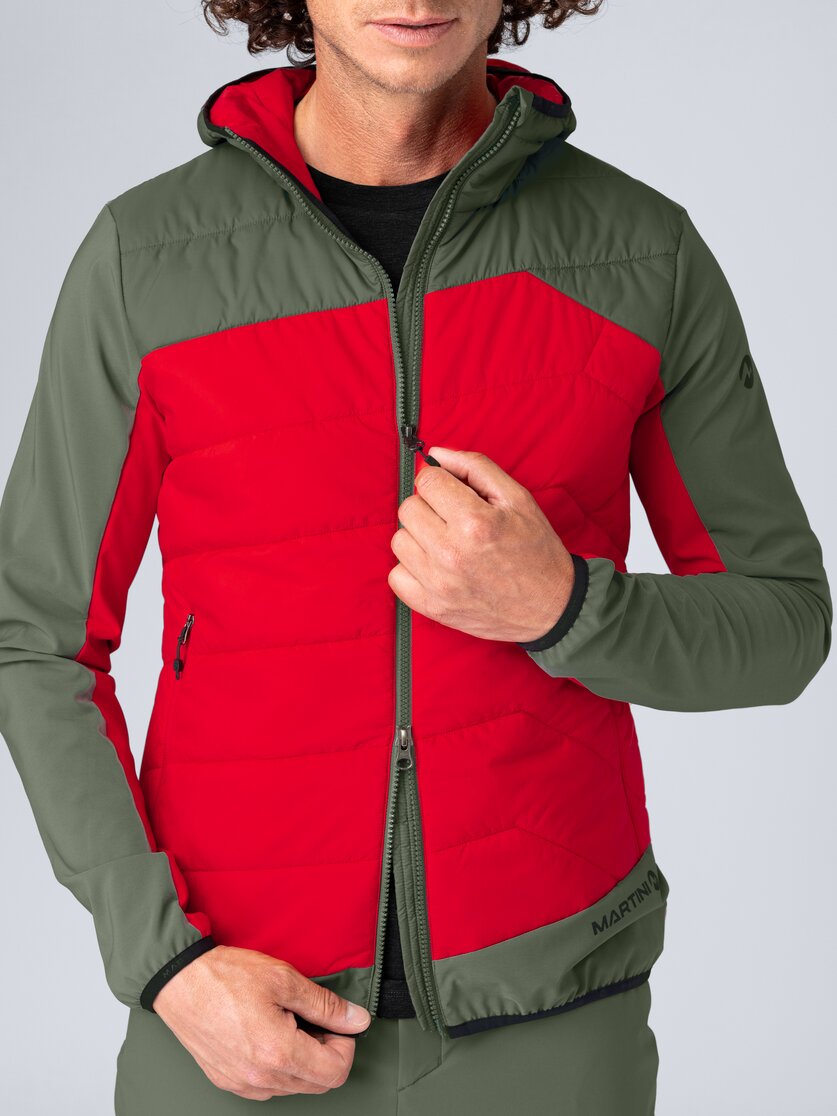 Martini Sportswear - Firstline Hybrid Jacket G-LOFT® M - Hybridjacken in seaport-lava - Detail 3 - Herren
