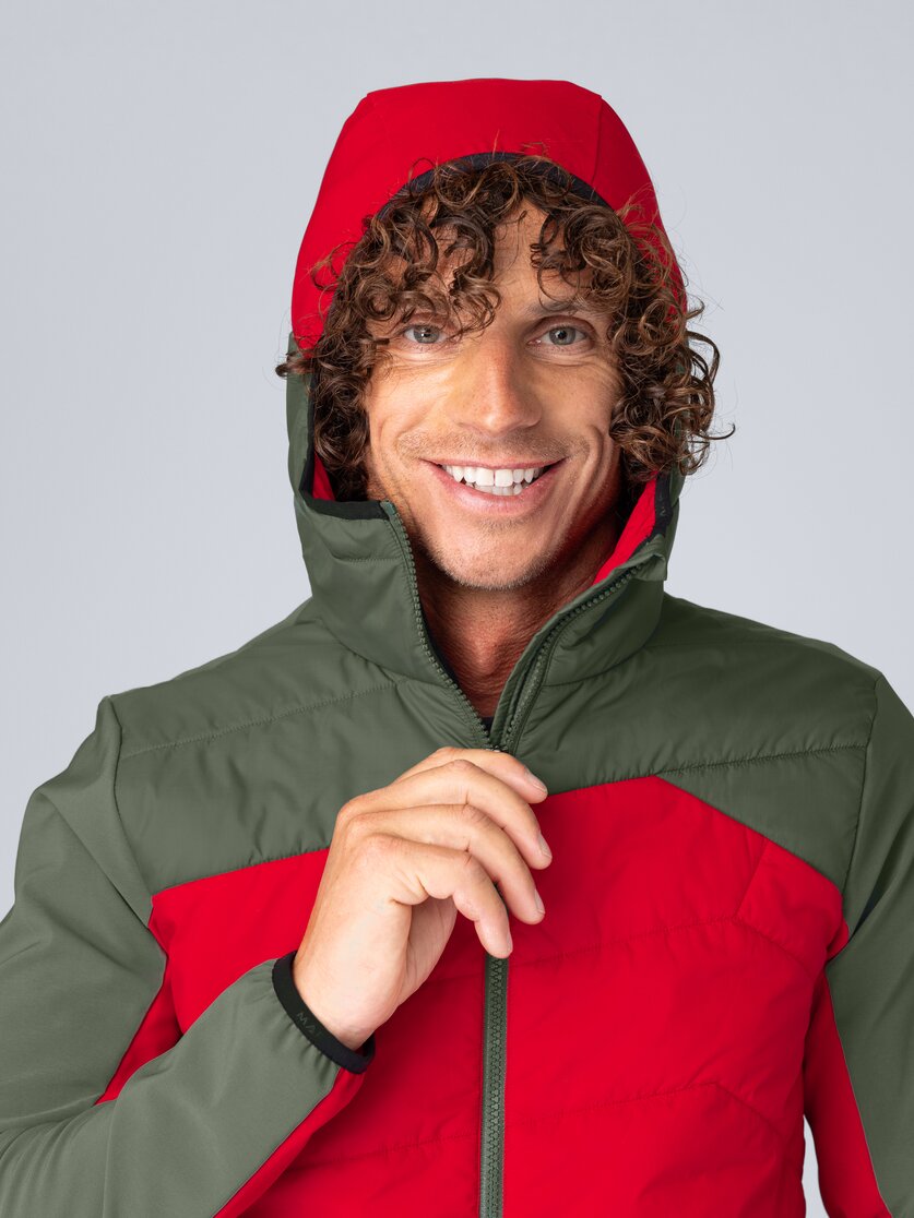 Martini Sportswear - Firstline Hybrid Jacket G-LOFT® M - Hybridjacken in seaport-lava - Detail 6 - Herren