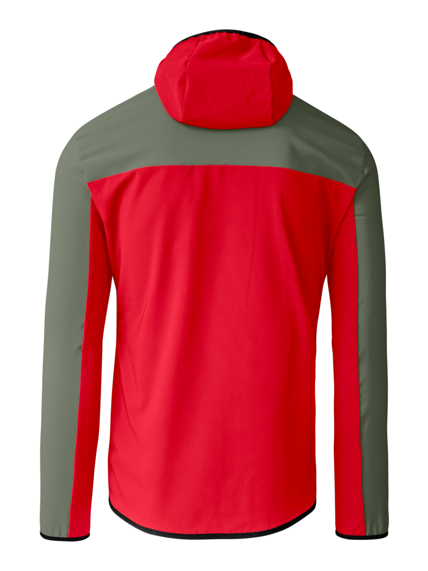 Martini Sportswear - Firstline Hybrid Jacket G-LOFT® M - Hybrid jackets in mars-mosstone - rear view - Men