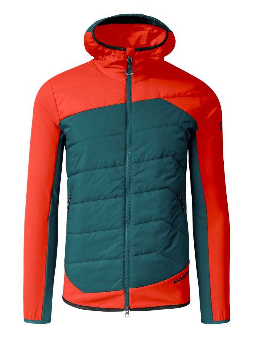 Martini Sportswear - Firstline Hybrid Jacket G-LOFT® M - Hybridjacken in seaport-lava - Vorderansicht - Herren