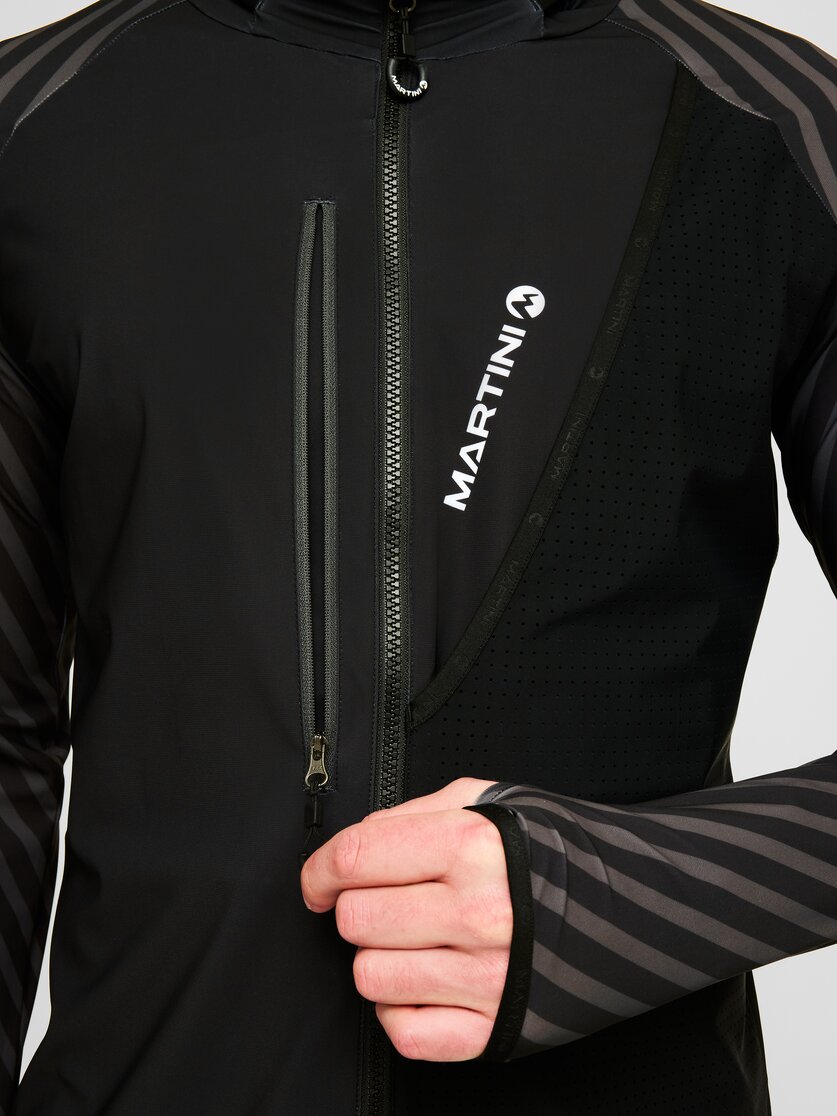 Martini Sportswear - Timebeat Midlayer Jacket Uni  - Race suits - tops in granite-black - Dettaglio 1 - Unisex
