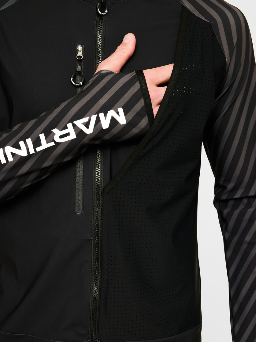 Martini Sportswear - Timebeat Midlayer Jacket Uni  - Rennanzug - Oberteile in granite-black - Detail 2 - Unisex