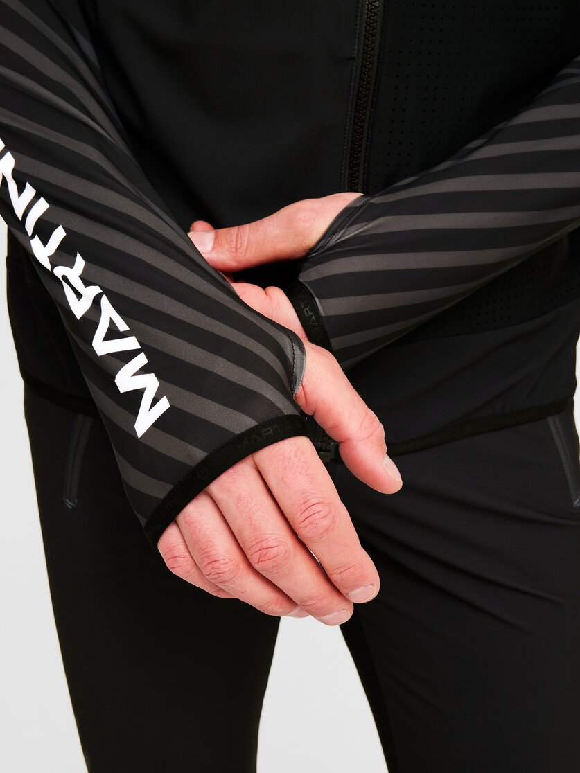 Martini Sportswear - Timebeat Midlayer Jacket Uni  - Rennanzug - Oberteile in granite-black - Detail 3 - Unisex