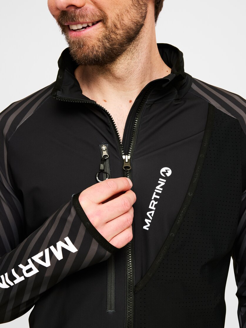 Martini Sportswear - Timebeat Midlayer Jacket Uni  - Rennanzug - Oberteile in granite-black - Detail 4 - Unisex