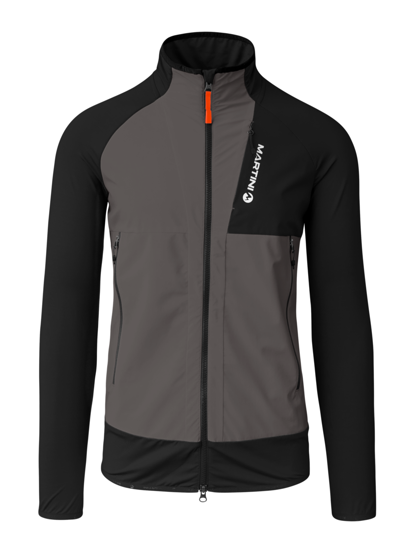 Martini Sportswear - Yalca Hybrid Windbreaker Jacket M - Hybridjacken in black-steel - Vorderansicht - Herren