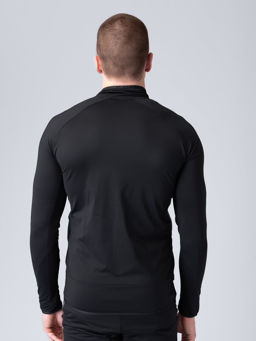 Martini Sportswear - Yalca Hybrid Windbreaker Jacket M - Hybridjacken in mosstone-mars - Rückansicht Model - Herren