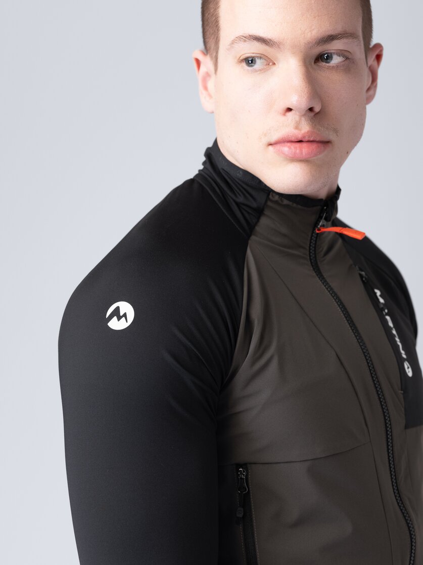 Martini Sportswear - Yalca Hybrid Windbreaker Jacket M - Hybridjacken in mosstone-mars - Detail 10 - Herren
