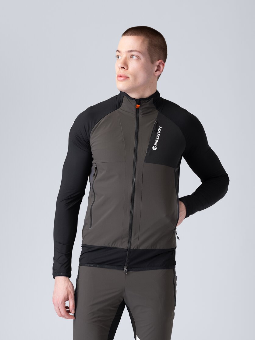 Martini Sportswear - Yalca Hybrid Windbreaker Jacket M - Hybridjacken in mosstone-mars - Detail 2 - Herren